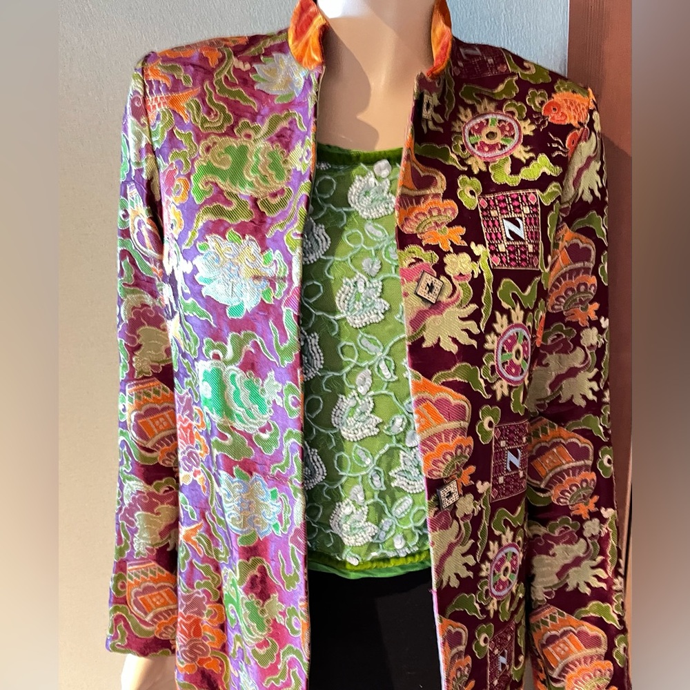 Couture vintage jacket made by ZUZKA for FABRICOLOGY, Inc. - Picture 2 of 11
